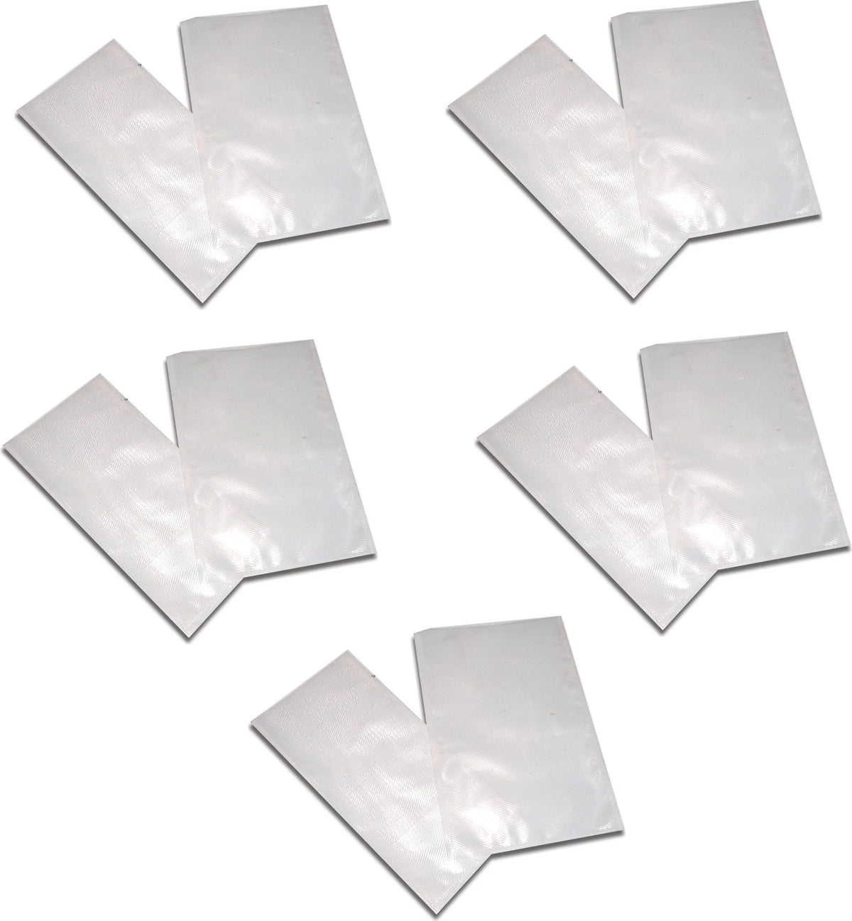 Omcan - 8" x 12" Embossed Vacuum Sealer Bags, Pack of 50 - 21469