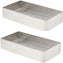 Omcan - 8″ x 15″ x 2.5″ Stainless Steel Pan, Pack of 3 - 44120