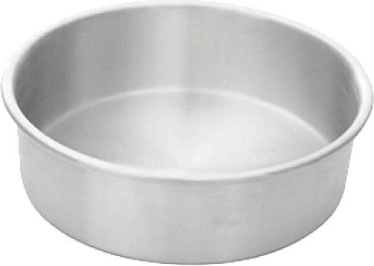 Omcan - 8" x 3" Round Aluminium Cake Pan, Pack of 20 - 44331