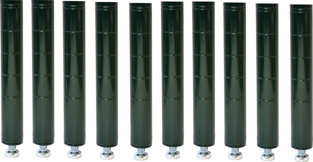 Omcan - 84” Post with Leveler For Epoxy Shelving, Pack of 10 - 20126