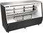 Omcan - 84” Square Black Glass Refrigerated Double-Duty Deli Display Case - 50108