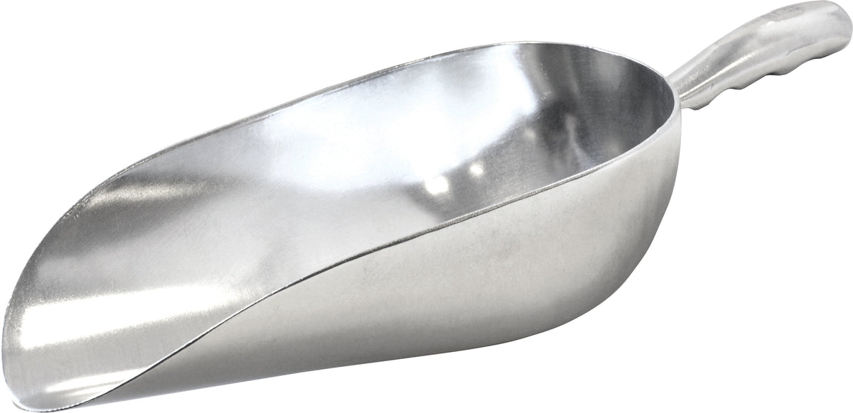 Omcan - 85 oz Aluminum Scoop with Round Bottom, Pack of 5 - 27684