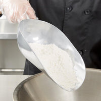 Omcan - 85 oz Aluminum Scoop with Round Bottom, Pack of 5 - 27684