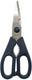 Omcan - 8.3″ Stainless Steel All-Purpose Detachable Kitchen Shears with Black Polypropylene Handles, Pack of 30 - 81071