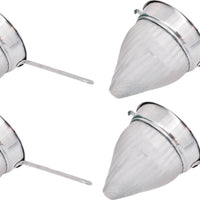 Omcan - 8.5” 40 Mesh Bouillon Strainer, Pack of 3 - 80123