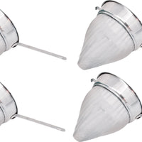 Omcan - 8.5” 40 Mesh Bouillon Strainer, Pack of 4 - 80123