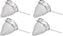 Omcan - 8.5” 40 Mesh Bouillon Strainer, Pack of 4 - 80123