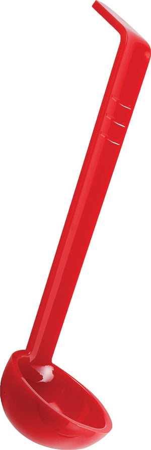 Omcan - 8.5" Red One Piece Ladle, 100/cs - 80222