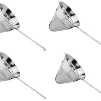 Omcan - 8.5” Reinforced 40 Mesh Bouillon Strainer, Pack of 3 - 80124