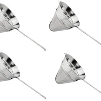 Omcan - 8.5” Reinforced 40 Mesh Bouillon Strainer, Pack of 4 - 80124