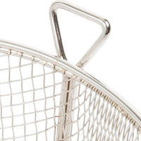 Omcan - 8.5" x 4.25" #4 Mesh Round Wire Fry Basket (216 x 108 mm), Pack of 10 - 80383