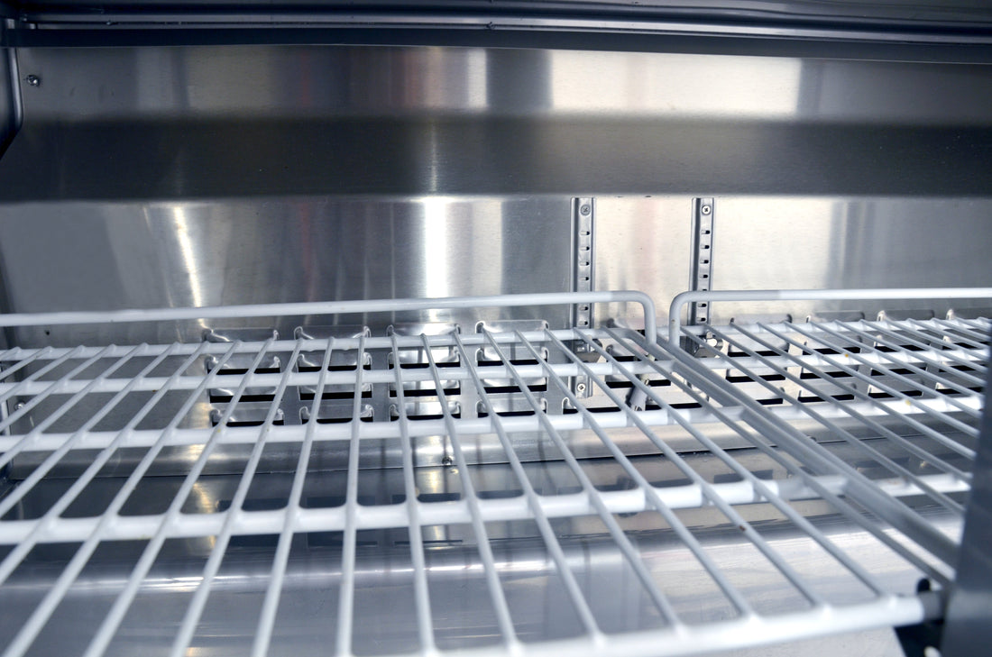 Omcan - 8.7 Cu.Ft Stainless Steel Under Counter Freezer With Double Door - 50103