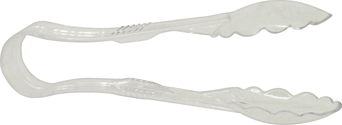 Omcan - 9” Clear Polycarbonate Scallop Tong, Pack of 50 - 80154