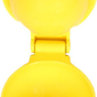 Omcan - 9" Yellow Manual Citrus Squeezer (23 cm), Pack of 20 - 80294
