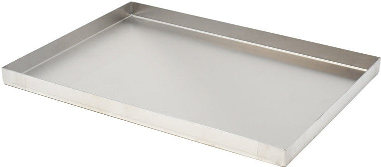 Omcan - 9″ x 12″ x 1″ Stainless Steel Pan With Drain Holes, Pack of 3 - 43512