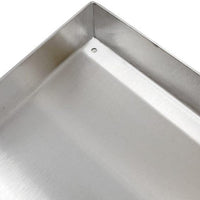 Omcan - 9″ x 12″ x 1″ Stainless Steel Pan With Drain Holes, Pack of 3 - 43512