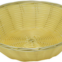 Omcan - 9″ x 2.75″ Round Natural Woven Basket, Pack of 50 - 47195