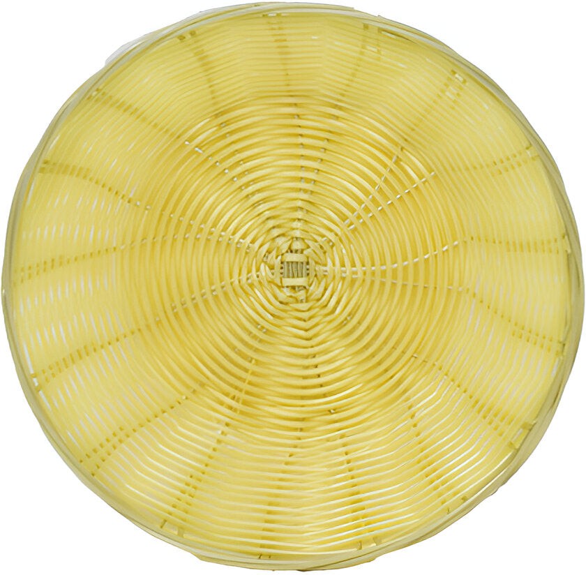 Omcan - 9″ x 2.75″ Round Natural Woven Basket, Pack of 80 - 47195