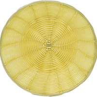 Omcan - 9″ x 2.75″ Round Natural Woven Basket, Pack of 80 - 47195