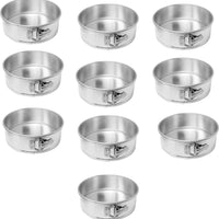 Omcan - 9" x 3" Aluminium Springform Cake Pan, Pack of 10 - 81106