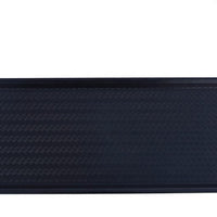 Omcan - 9″ x 30″ Black ABS Plastic Food and Produce Display or Merchandising Tray, Pack of 10 - 81101