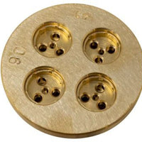 Omcan - #90 Maccheroncini Rigati Pasta Die For Pasta Machine PM-IT-0004 - 13353