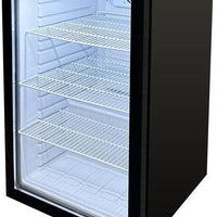 Omcan - 98 L Black Countertop Display Refrigerator - 44497