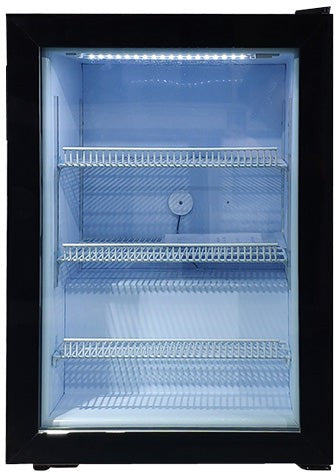 Omcan - 98 L Capacity Black Countertop Display Freezer - 47239