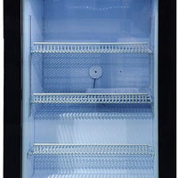 Omcan - 98 L Capacity Black Countertop Display Freezer - 47239