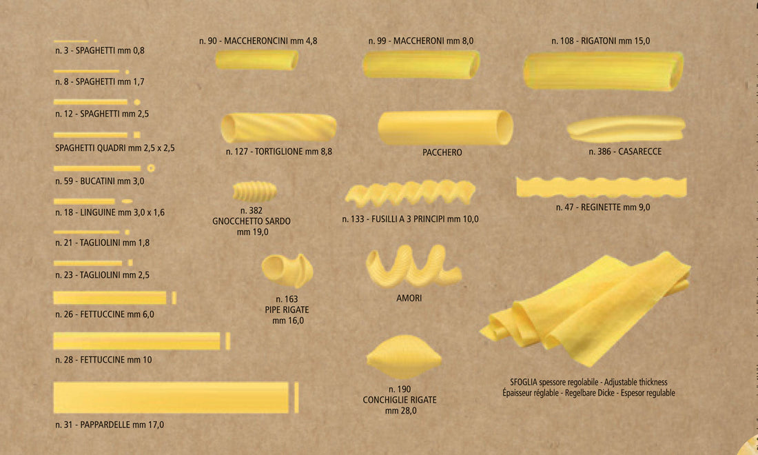 Omcan - #99 Maccheroni 8 mm Pasta Die For Counter-Top Pasta Machine PM-IT-0004 - 13354