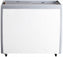 Omcan - 9.5 Cu.Ft Ice Cream Chest Freezer With Flat Glass Top - 46493