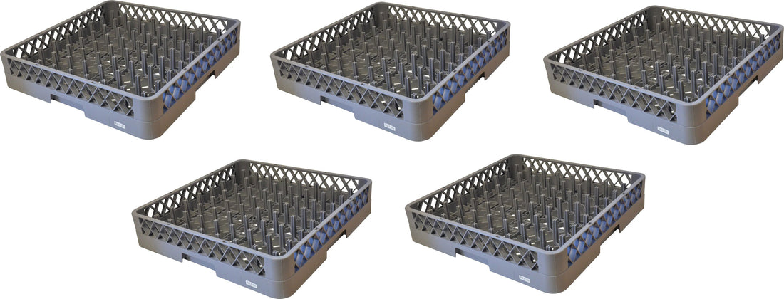 Omcan - 9x9 Peg Dishwasher Rack, Pack of 3 - 33871