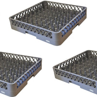 Omcan - 9x9 Peg Dishwasher Rack, Pack of 3 - 33871