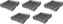 Omcan - 9x9 Peg Dishwasher Rack, Pack of 3 - 33871