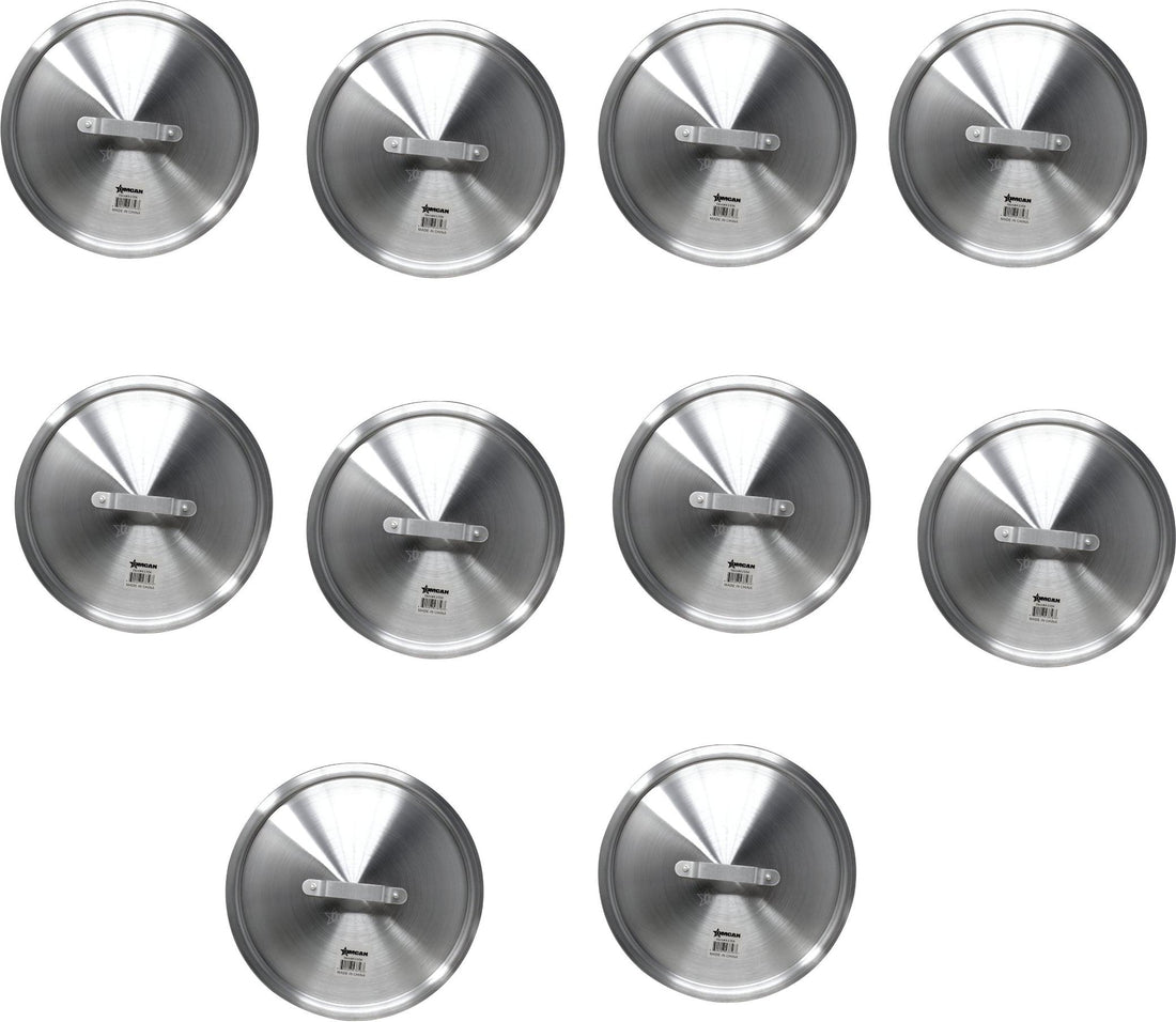 Omcan - Aluminium Cover for 10.25 QT Sauce Pan, Pack of 10 - 43357