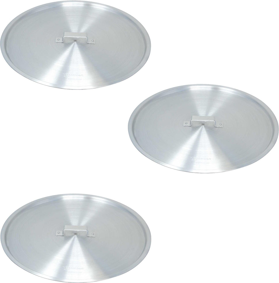 Omcan - Aluminium Cover for 80 QT Stock Pot, Pack of 3 - 43386