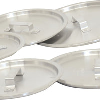 Omcan - Aluminium Cover for 80 QT Stock Pot, Pack of 4 - 43386