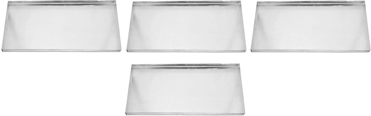 Omcan - Aluminum Flat-Top Cover For Nesting Sheet Pan Racks, Pack of 2 - 44319