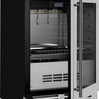 Omcan - Aurora 3.46 Cu. Ft. Single Glass Door Dry Aging Cabinet - 48401