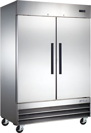 Omcan - Aurora 54″ Reach-In Stainless Steel Dual Door Refrigerator With 1331 L Capacity - RE-CN-0041E-HC