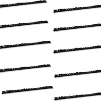 Omcan - Black 2” x 30” Parsley Runner, Pack of 10 - 10797