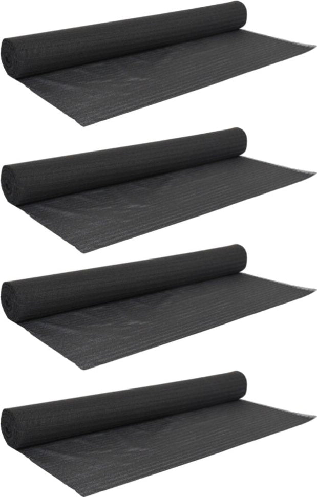 Omcan - Black 36” x 60” Non-Skid Liner, Pack of 24 Rolls - 10529