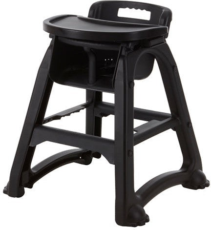 Omcan - Black Baby Dinner High Chair with Tray - 43831