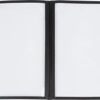 Omcan - Black Double Fold Menu Holder, Pack of 40 - 39794