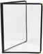 Omcan - Black Double Fold Menu Holder, Pack of 50 - 39794