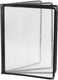 Omcan - Black Four Page Menu Holder, Pack of 25 - 39806