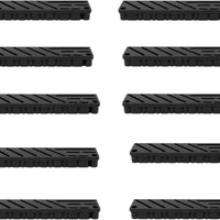 Omcan - Black Plastic Insert For Small Stainless Steel Knife Rack, Pack of 10 - 12930