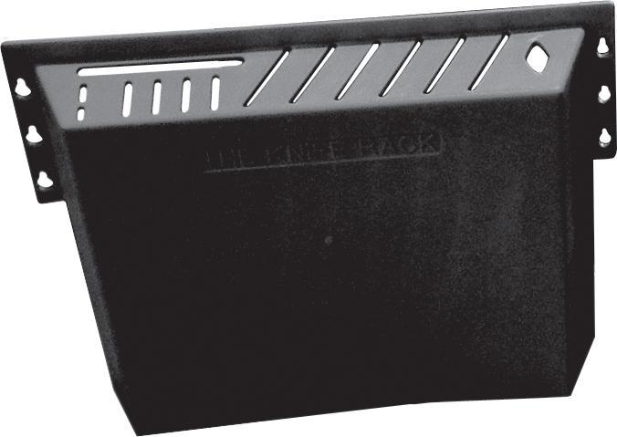 Omcan - Black Plastic Knife Rack, Pack of 2 - 11540