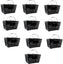 Omcan - Black Plastic-Steel Shopping Basket, Pack of 10 - 43028