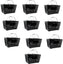 Omcan - Black Plastic-Steel Shopping Basket, Pack of 6 - 43028
